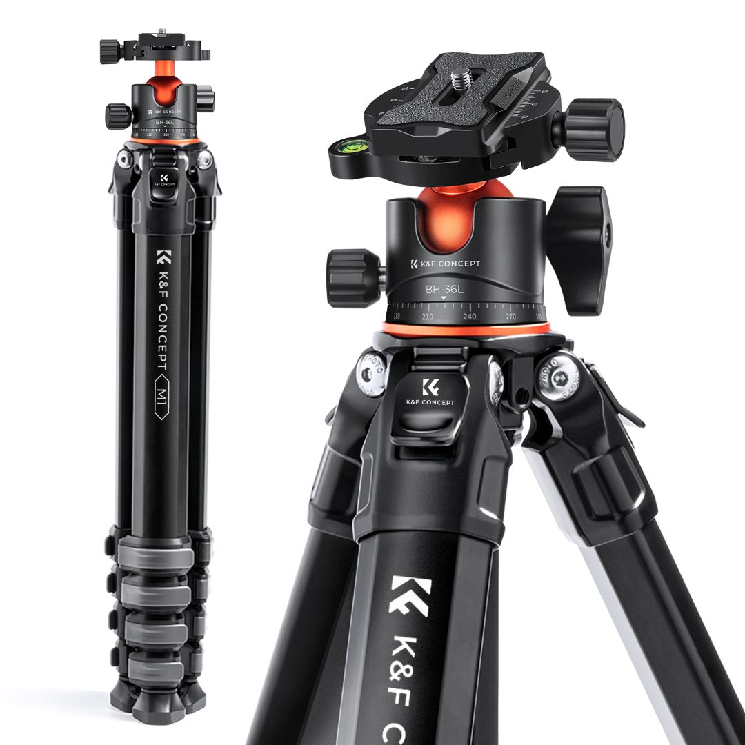 K&F Concept Travel Aluminium Tripod KF09.105V1 - 1